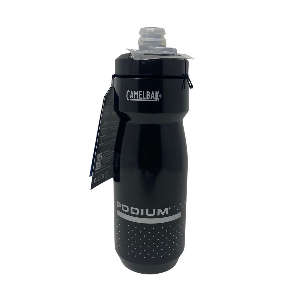 CamelBak Podium 24oz Bike Water Bottle Black BPA Free Cycling Squeeze Bottle